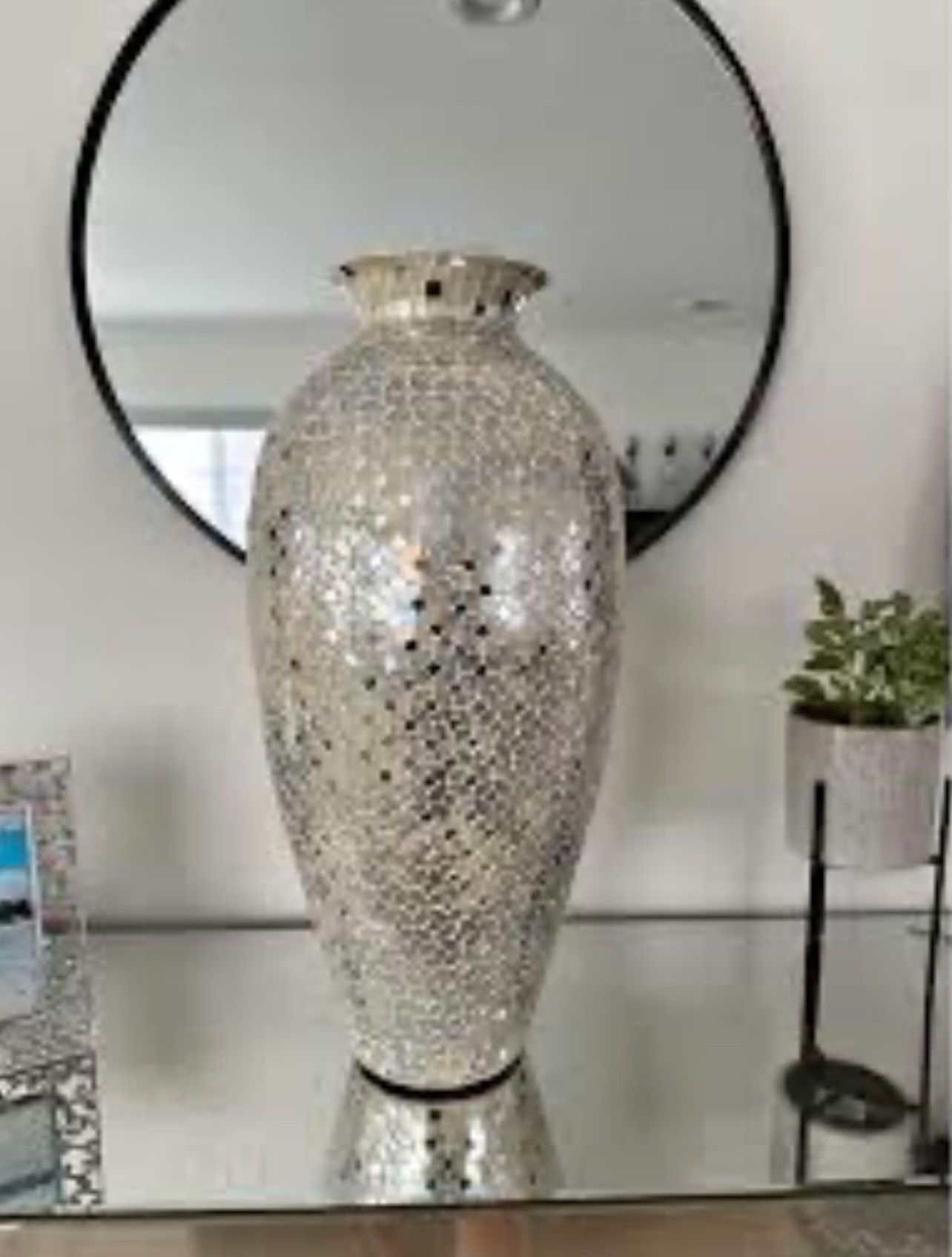 Pier One Mosaic Large Vases x 2