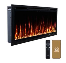 Brand new Electric Fireplace Insert with Remote Control