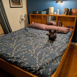 King Bed Frame With Headboard 