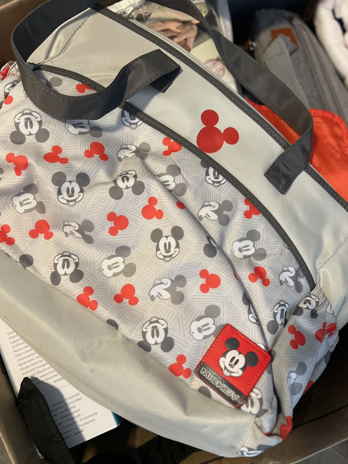 Mickey Mouse Diaper Bag 