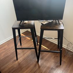 EVERYTHING MUST GO - 2 Bar Stools 