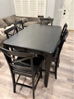 Black table