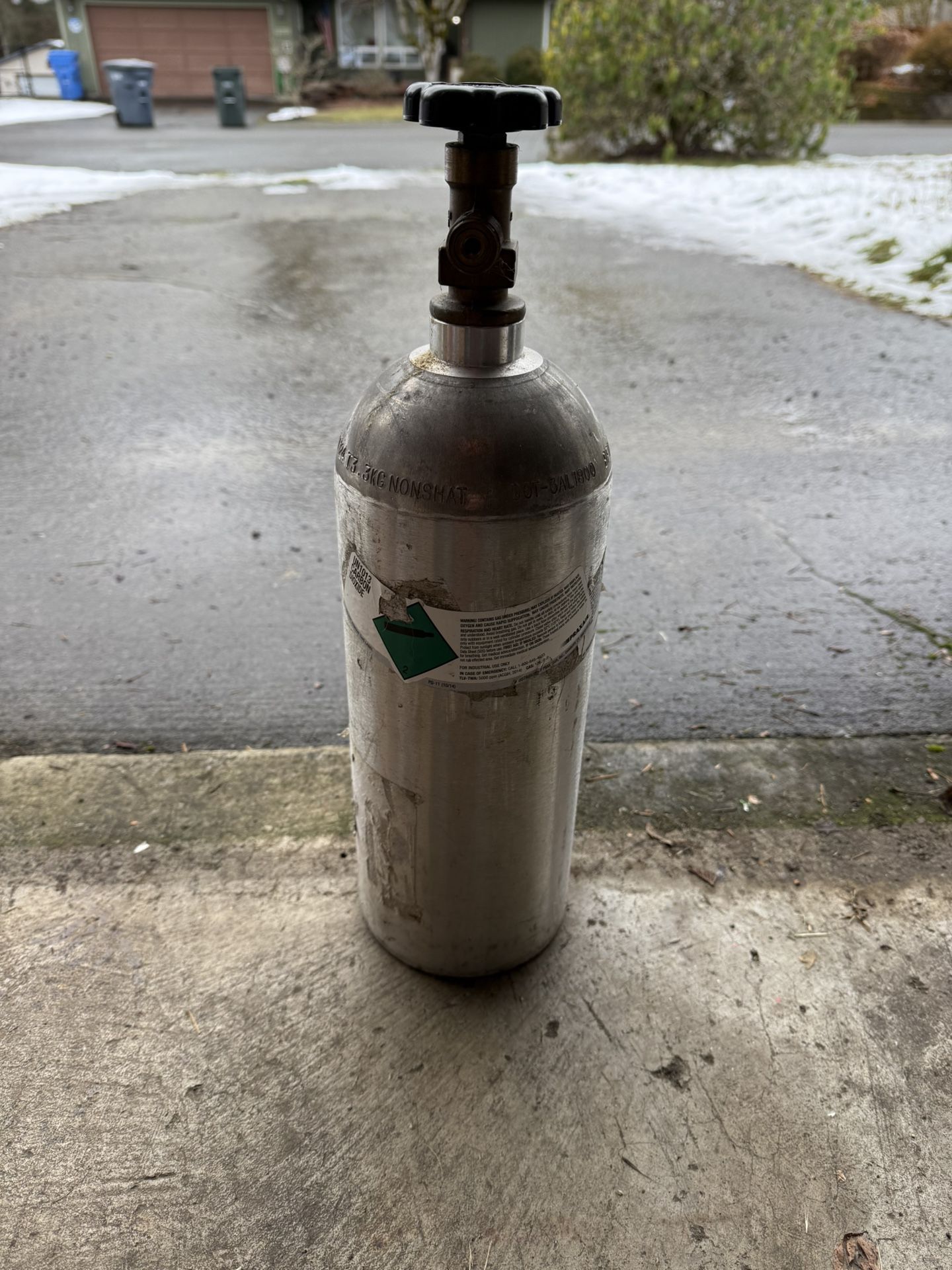5lb C02 Tank Aluminum