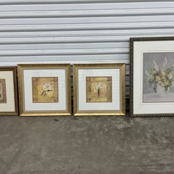 Framed Flower Pictures