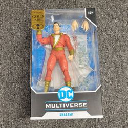 McFarlane Toys DC Multiverse Shazam Rebirth 7 in Action Figure Gold Label