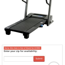 ProForm XP 650e  Folding Treadmill