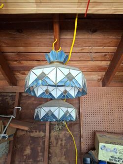 Tiffany style stain glass lamps