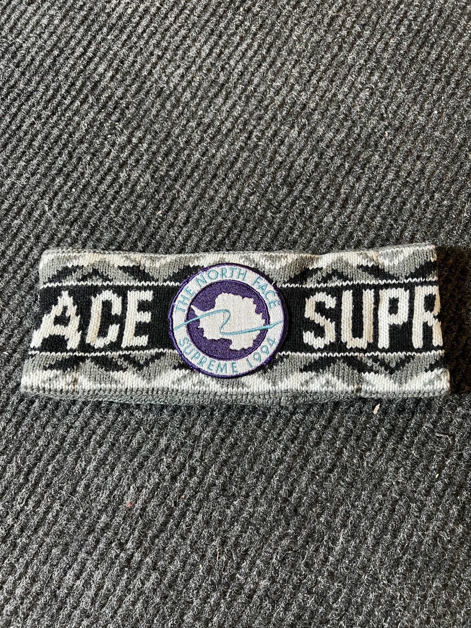 Black Supreme x The North Face Trans Antarctica Expedition Headband