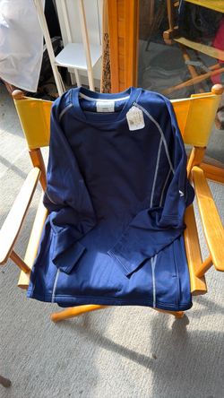 Baseball Majestic Navy Long Sleeve Athletic Shirt - size médium