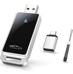 Android Auto Wireless Adapter, Convert Factory Wired to Wireless, Easy Plug and Play Setup, Zero Delay, Supports Voice Assistant, Compatible with Andr