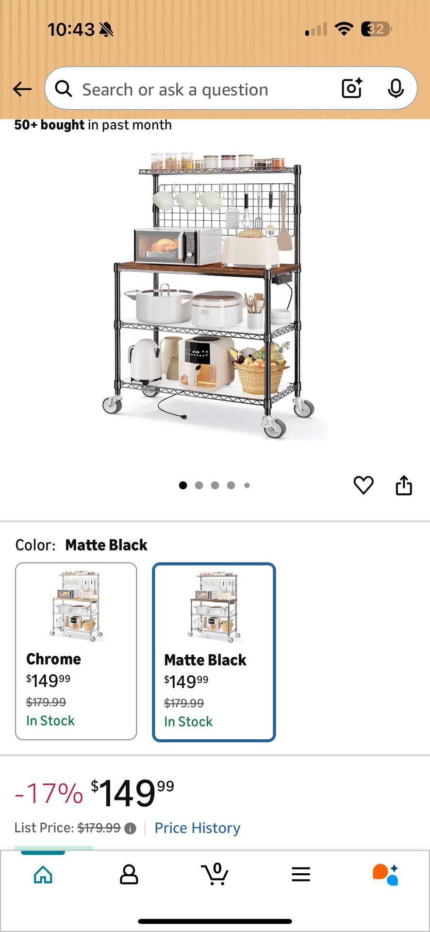 Kitchen Bakers Rack