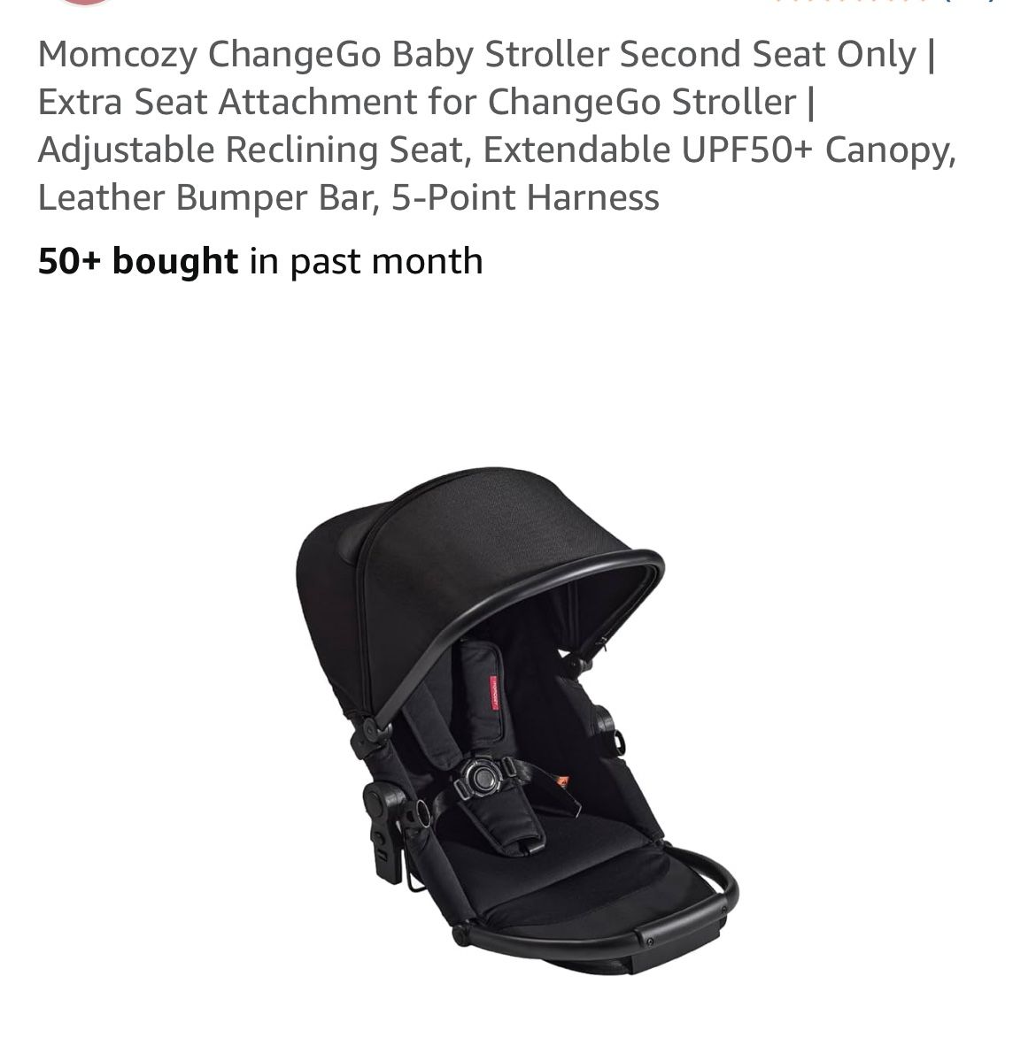 Momcozy ChangeGo Baby Stroller Second Seat Only ~ Momcozy ChangeGo Segundo Asiento