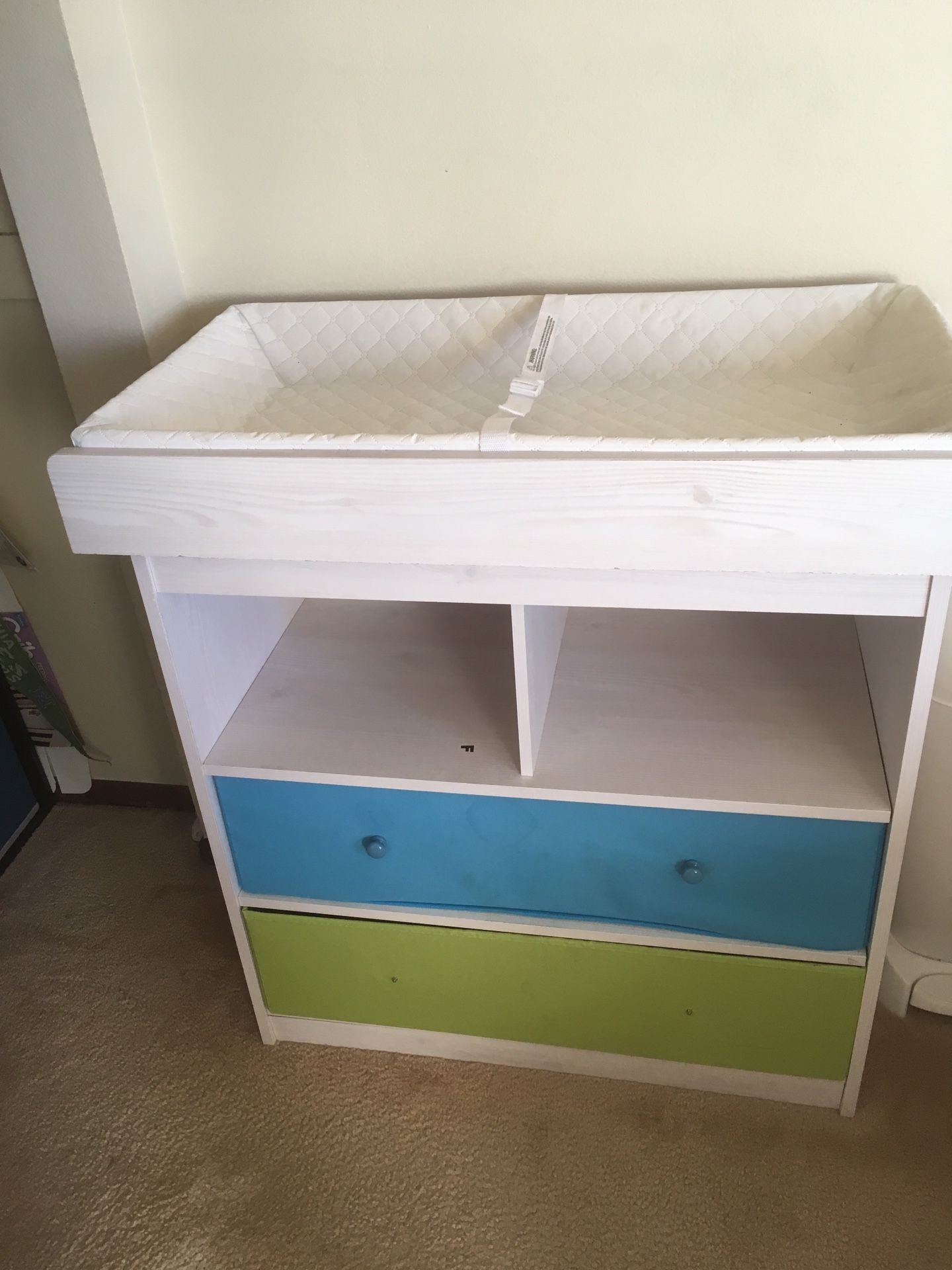 Baby or toddler changing table