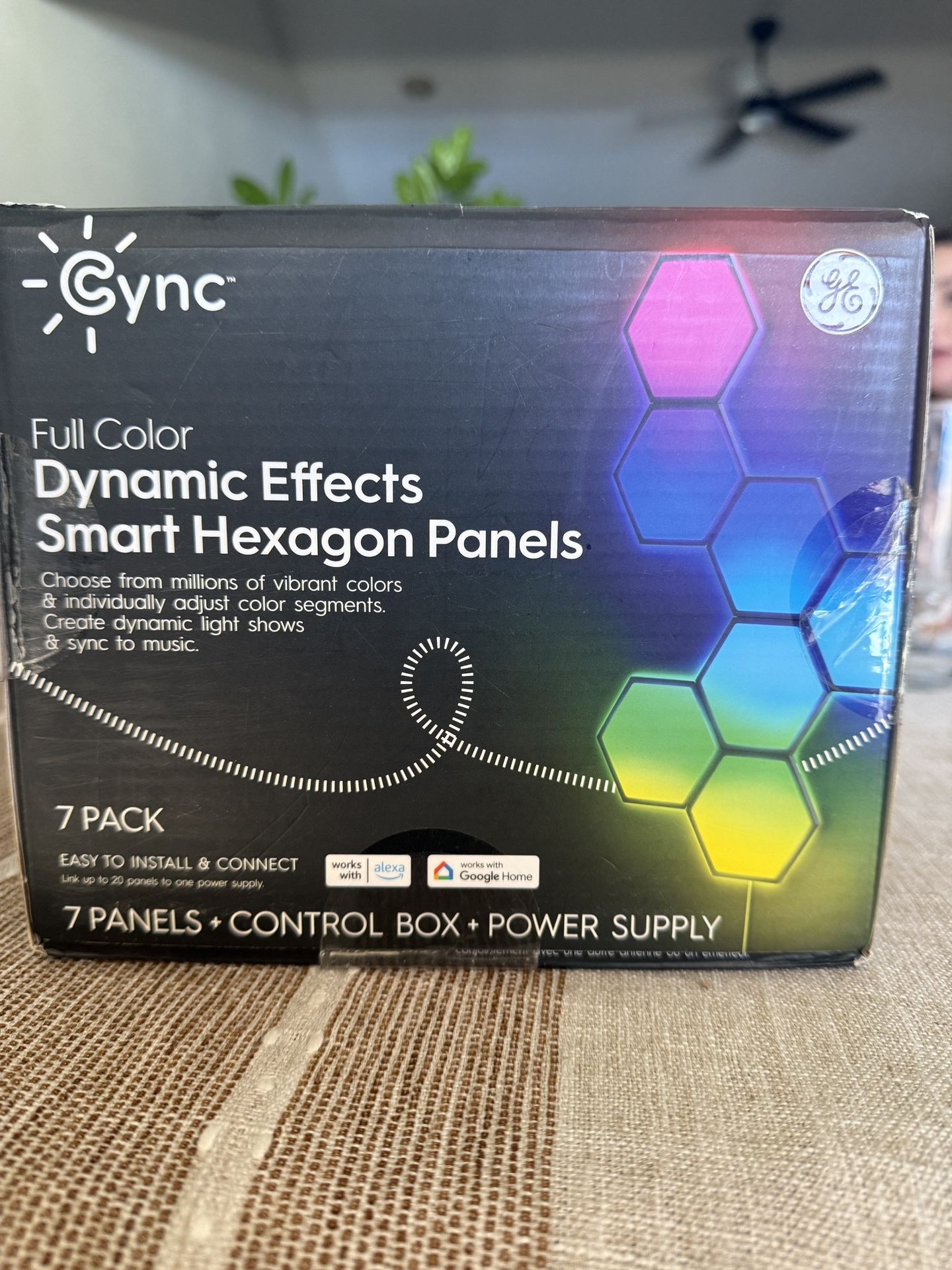 Cync Full Color Dynamic Effects Smart Hexagon Panels