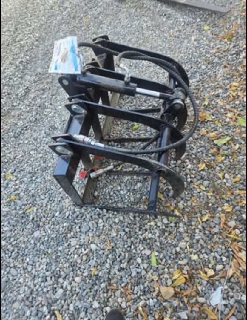 skid steer grapple attachment
