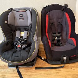 Britax Marathon Clicktight and Evenflo Tribute Harness Car seats