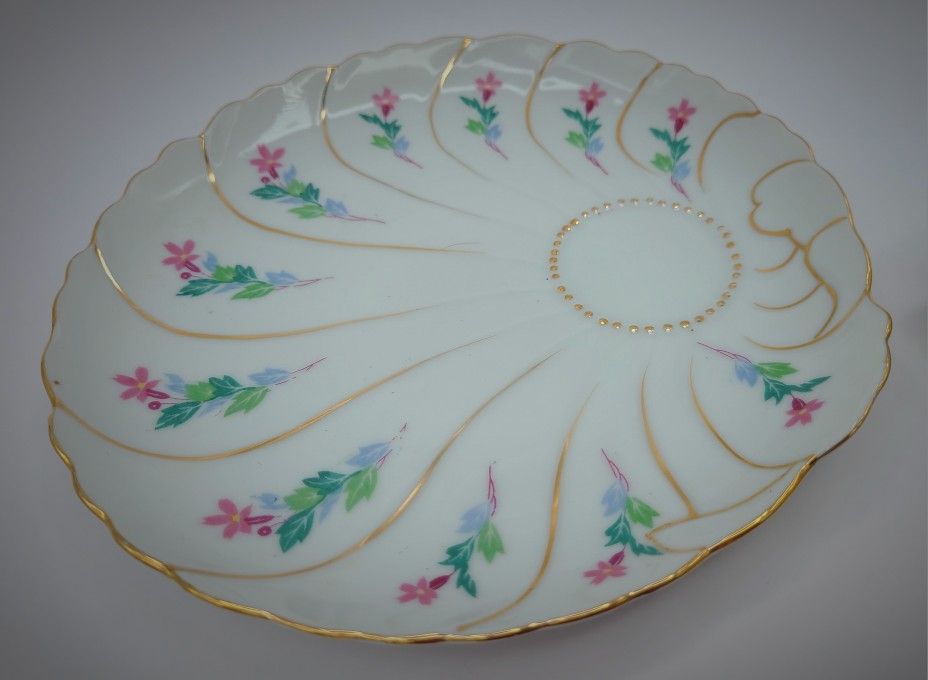 Noritake Japan Porcelain 4 Tennis Snack Saucers