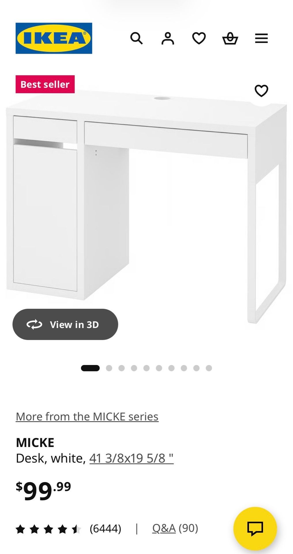 Ikea Micke Desk