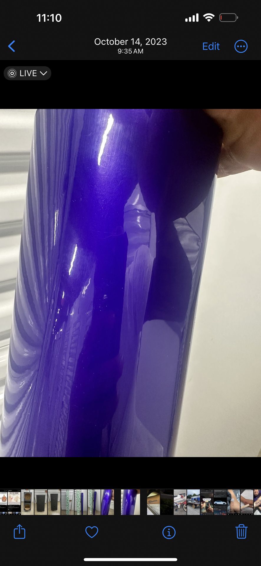 Purple Car Wrap 