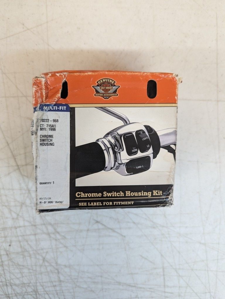Harley Davidson 70222-96B Chrome Switch Housing Kit