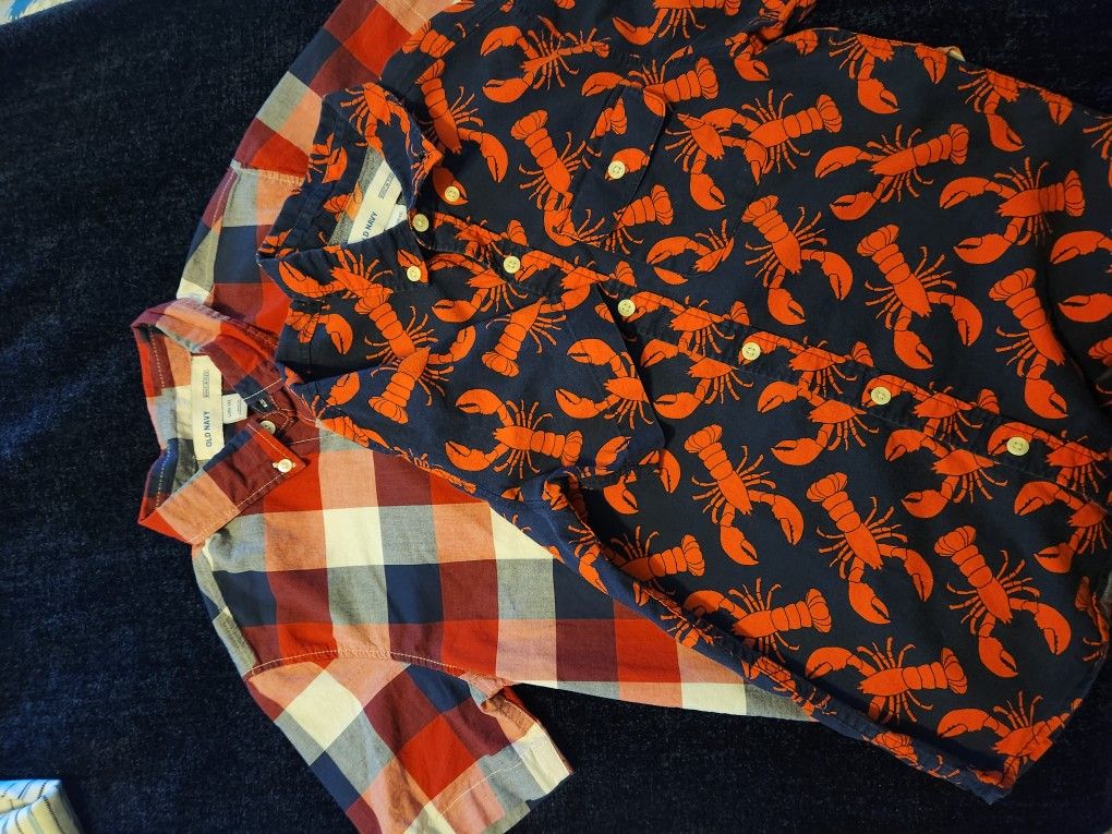 Old Navy Boys Shirts Sz 10-12