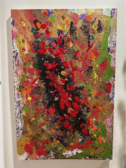 Original Abstract Mixed Media Painting on Canvas
