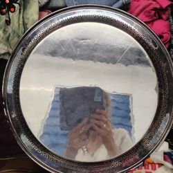 Large Silver Serving Tray