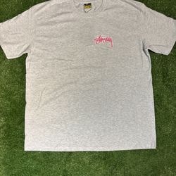 Bape Stussy shirt grey