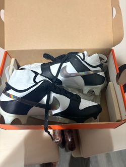 Nike vapor edge panda football cleats