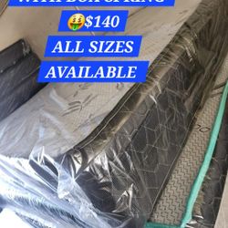 Full Mattress And Box Spring $140 Delivery Available 