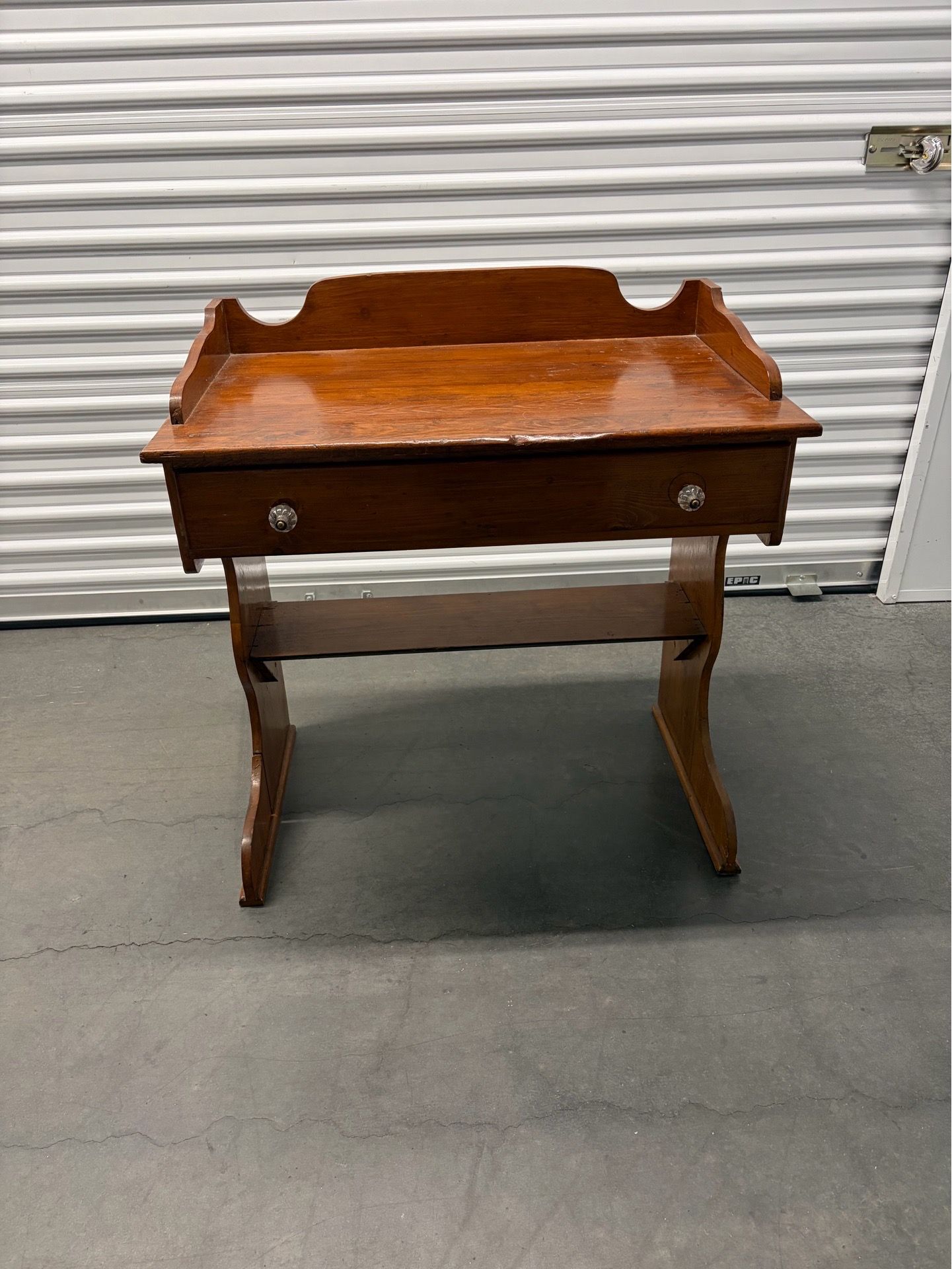 Vintage wood desk - $100 obo
