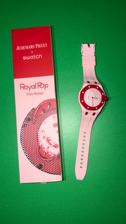 Ap x Swatch Royal Oak Pop Watch