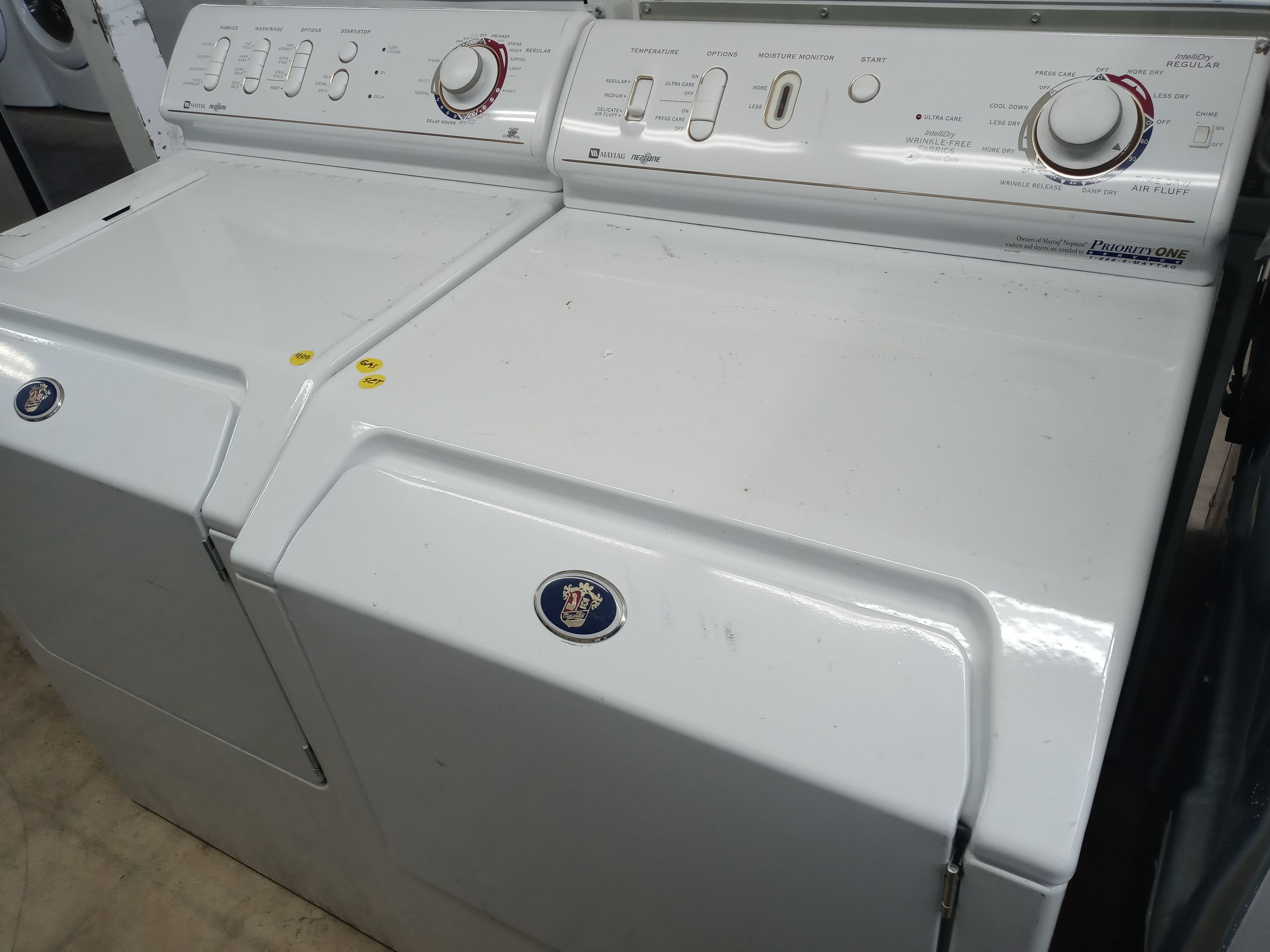 Maytag Neptune front load washer and gas dryer set - Free delivery