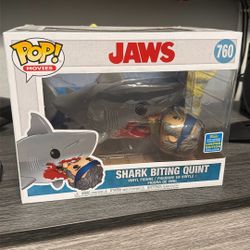 Funko POP Shark Biting Quint 2019 SDCC Exclusive