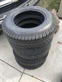 205/75/14 trailer tires. 5 total