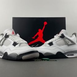 Jordan 4 White Cements.