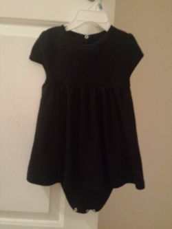 Primary black dress, 18-24 months