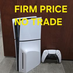 PS5 SLIM MODEL, DISC Ed. , FIRM PRICE, NO TRADE, GREAT CONDITON, READ DESCRIPTION FOR DETAILS