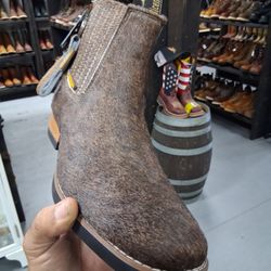 Botin De Piel De Mexico Comodo Rodeo