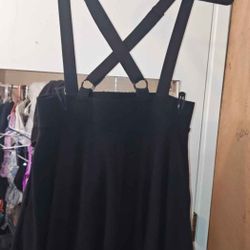 Hot Topic Suspender Skirt Size MEDIUM 