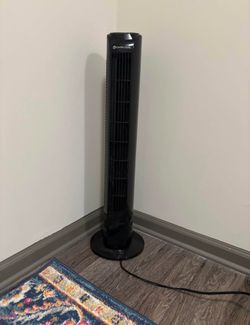 31” oscillating tower fan with remote