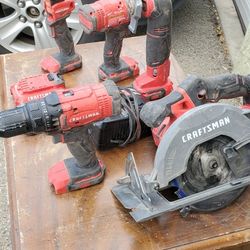 Set Of Drills With Batteries