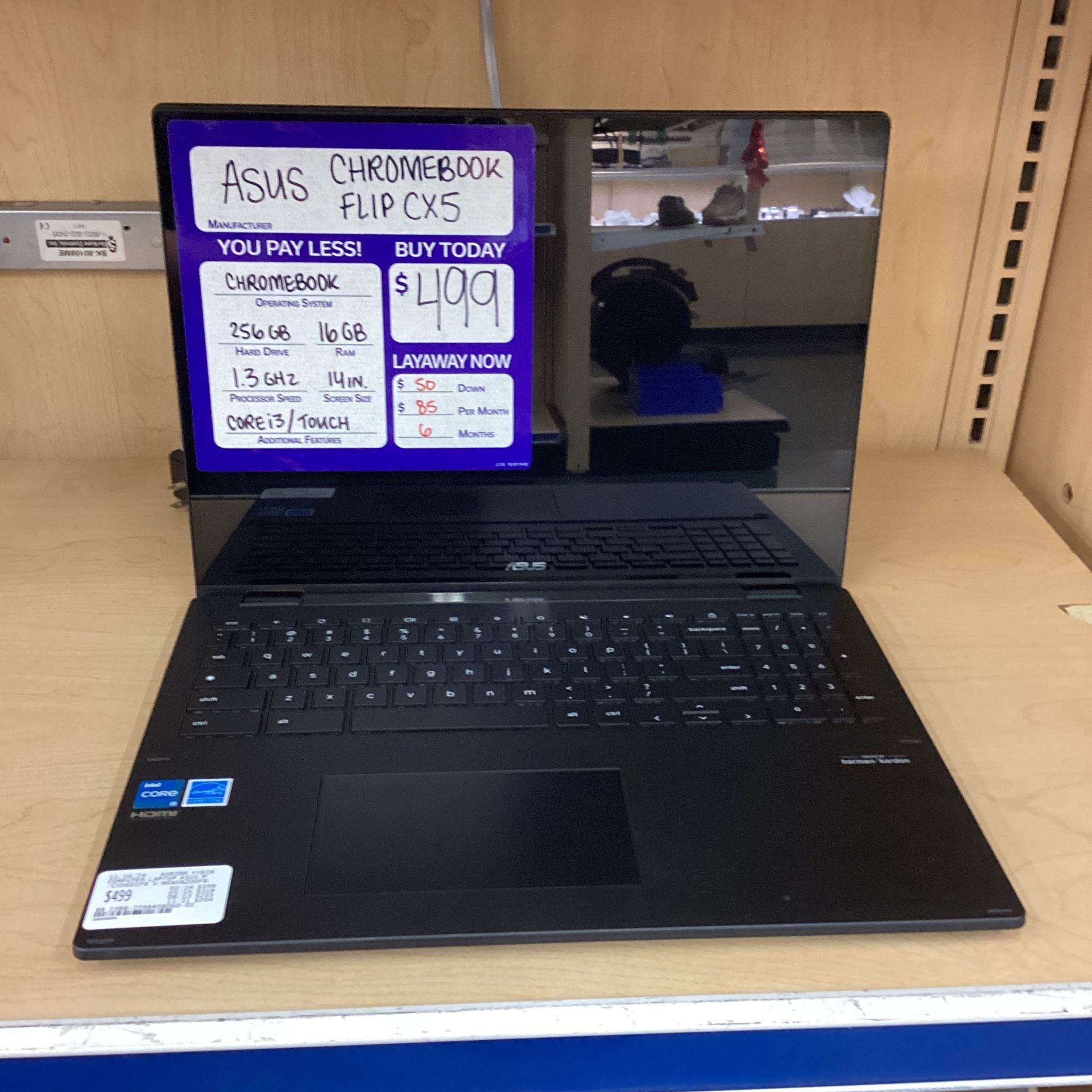 Asus Flip CX5 Chromebook Laptop