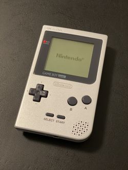 Authentic Game Boy Pocket Silver Nintendo Pokemon