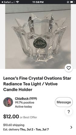 Star Radiance Tea Light Candle Holder