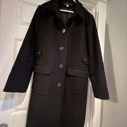 Wool 3/4 Length Coat