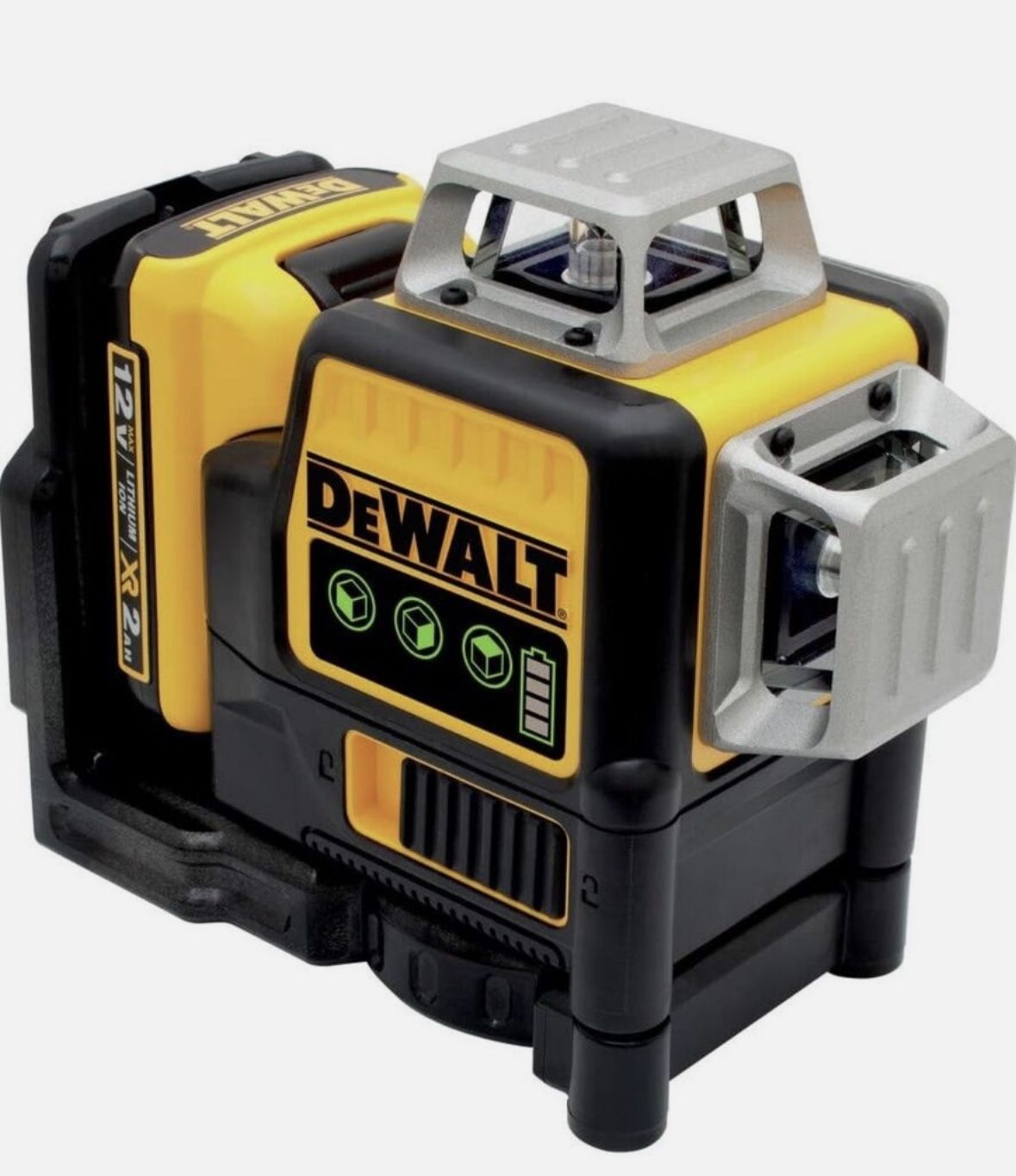 DeWalt DW089LG 12V Green Laser Level - 3 Sided 360° Vertical Line Laser - Great Condition