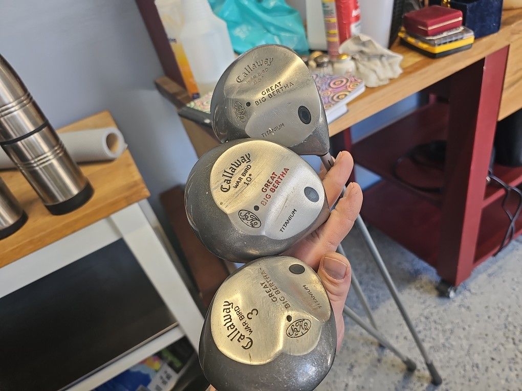 Callaway Clubs x3