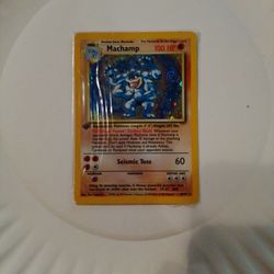 Pokemon Machap 1s Edition 1995,96,98 8/102 New Factory Sealed.
