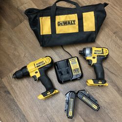 Dewalt 20v Drill Driver And Impact Driver Combo Kit 
